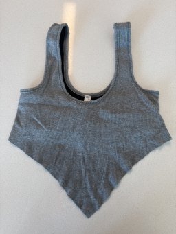 Free People Xtra Small Grey Tank with Built-In Sports Bra
