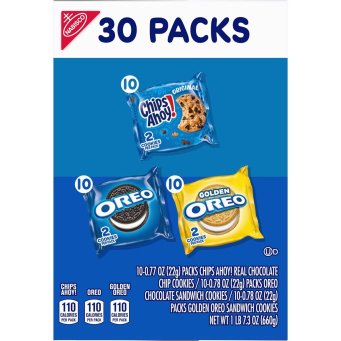 NABISCO Sweet Treats Cookie Variety Pack - 23.3oz/30ct