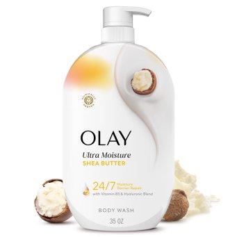Olay Ultra Moisture Shea Butter, Vitamin B3 and Hyaluronic Blend Body Wash - 35 fl oz