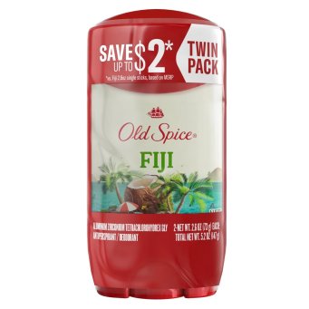 Old Spice Men's Fiji with Palm Tree Antiperspirant & Deodorant - 2.6oz/2pk